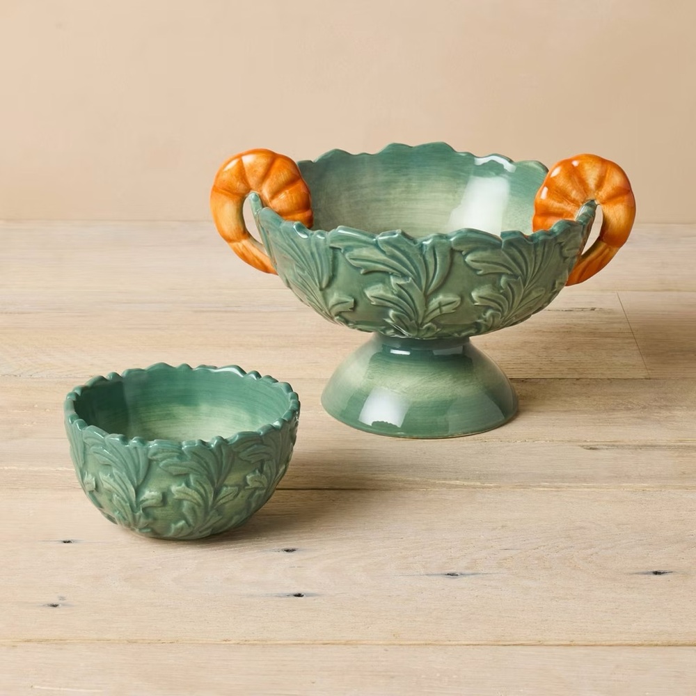 Stoneware 2pc Shrimp Cocktail Bowl Set - John Derian for Target